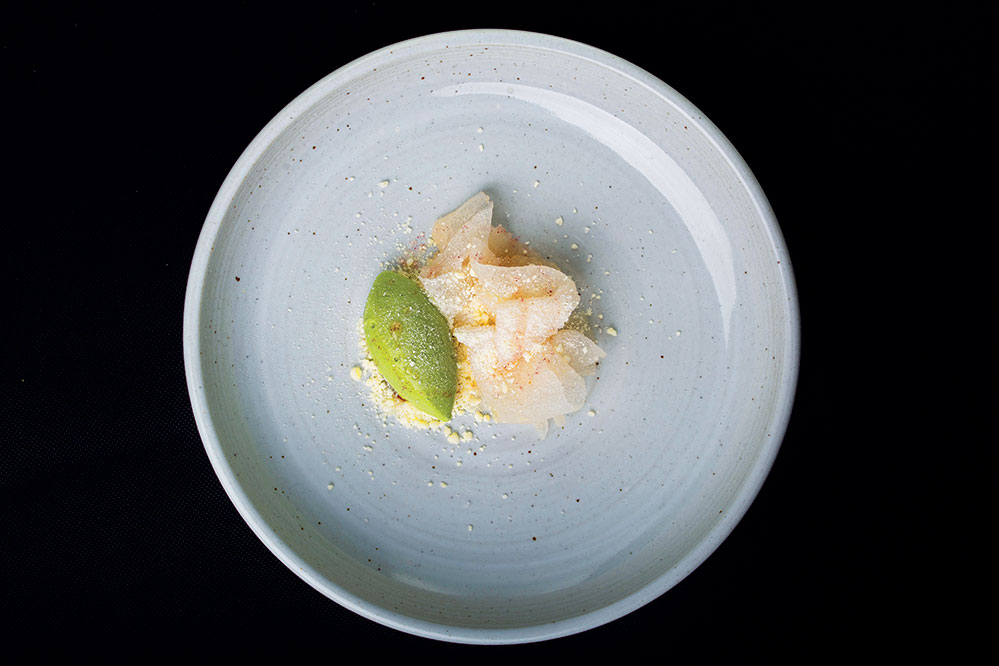 An exquisitely presented dish at The Georg 